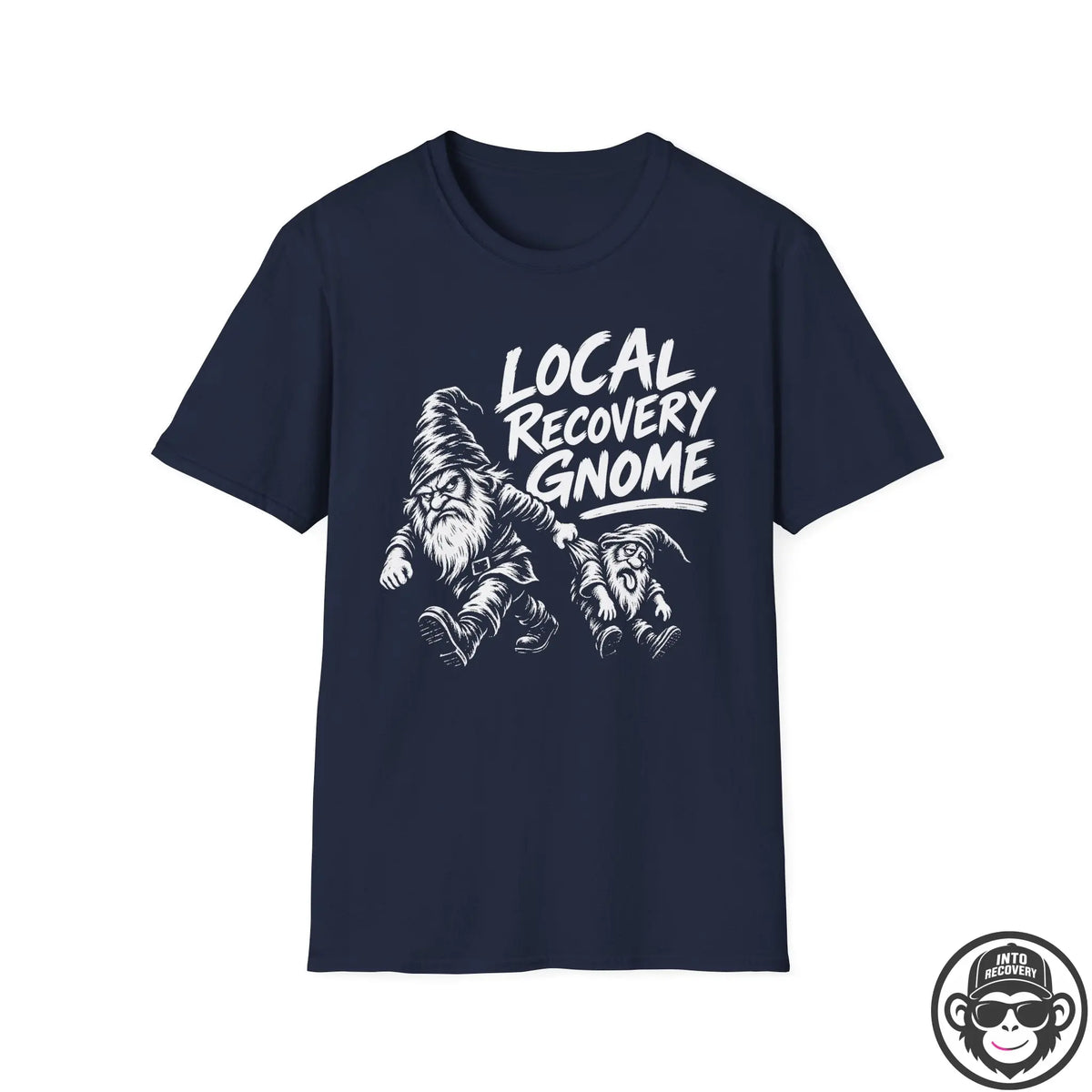 Local Recovery Gnome - Premium Cotton T-Shirt Into Recovery