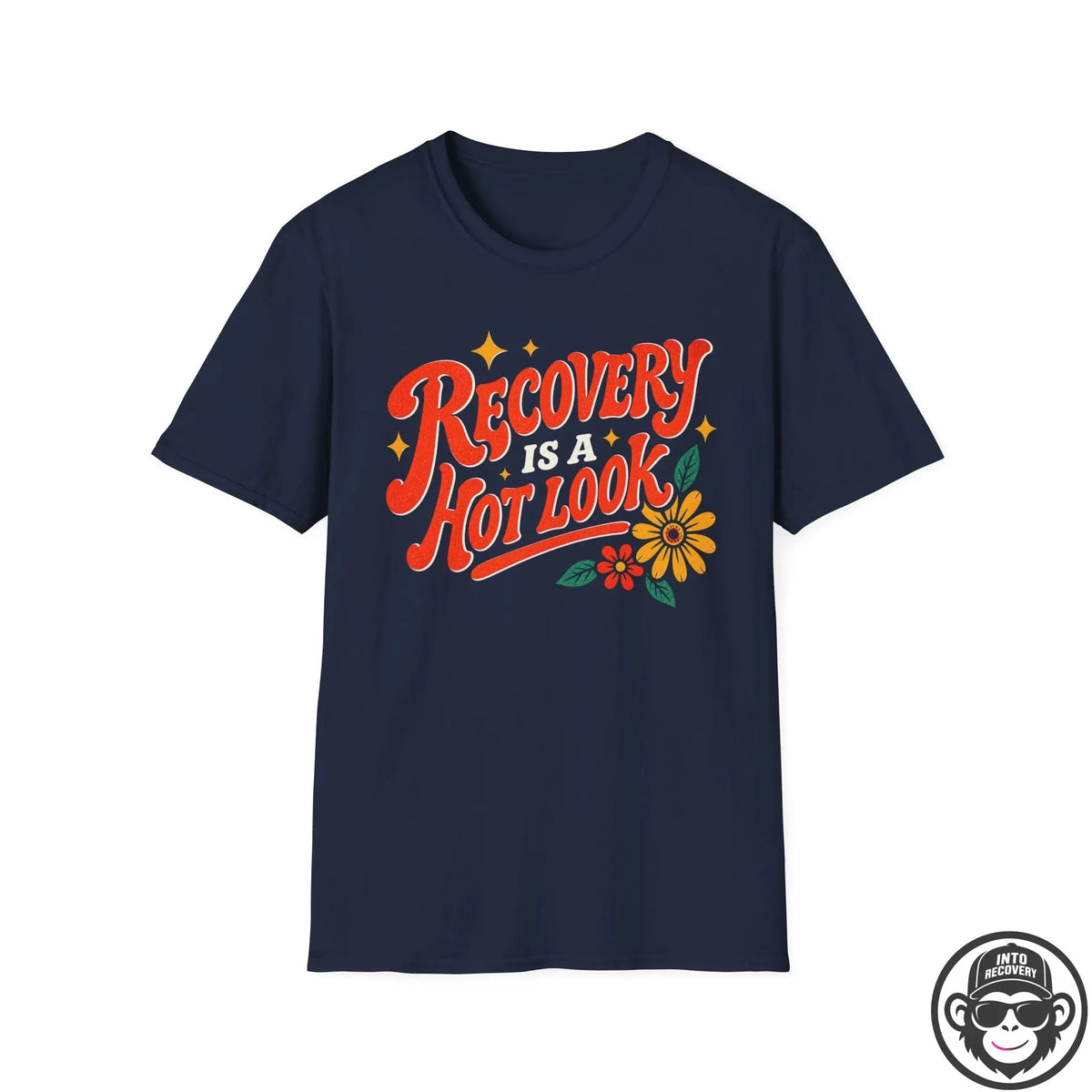 Recovery Is A Hot Look - Premium Cotton T-Shirt Into Recovery