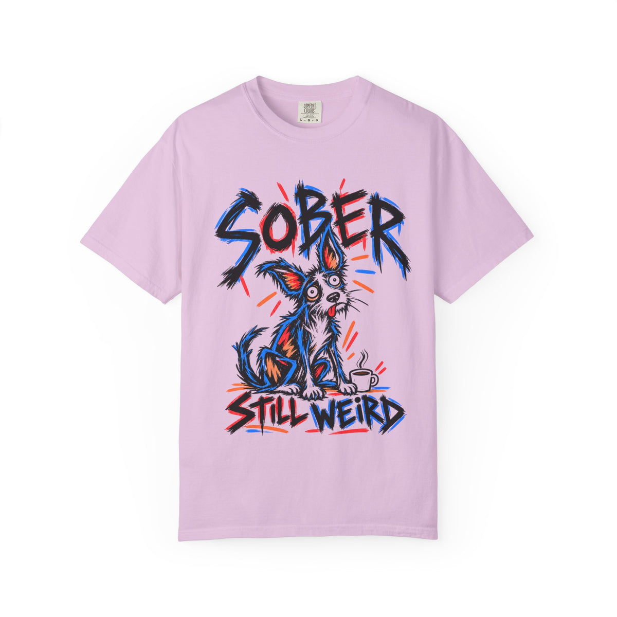 Sober Still Weird (Quirky Dog) T-Shirt