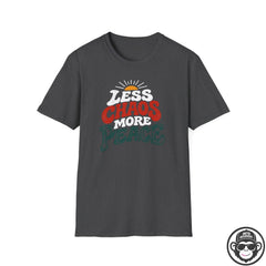 Less Chaos More Peace - Premium Cotton T-Shirt Into Recovery