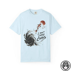 I Don't Chase Chaos T-shirt — Koi Wave Zen Graphic Tee Printify