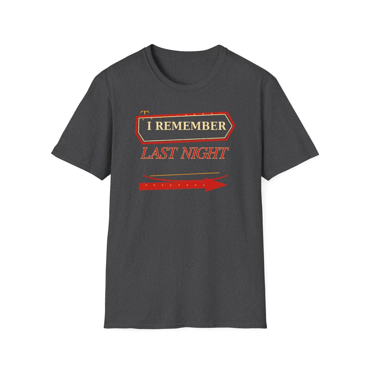 I Remember Last Night - Premium Cotton T-Shirt Into Recovery