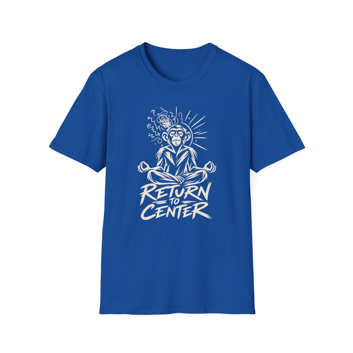 Return to Center Zen Monkey Meditation T-Shirt