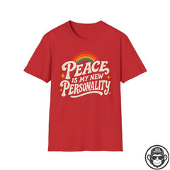 Peace IS My New Personality - Premium Cotton T-Shirt Into Recovery