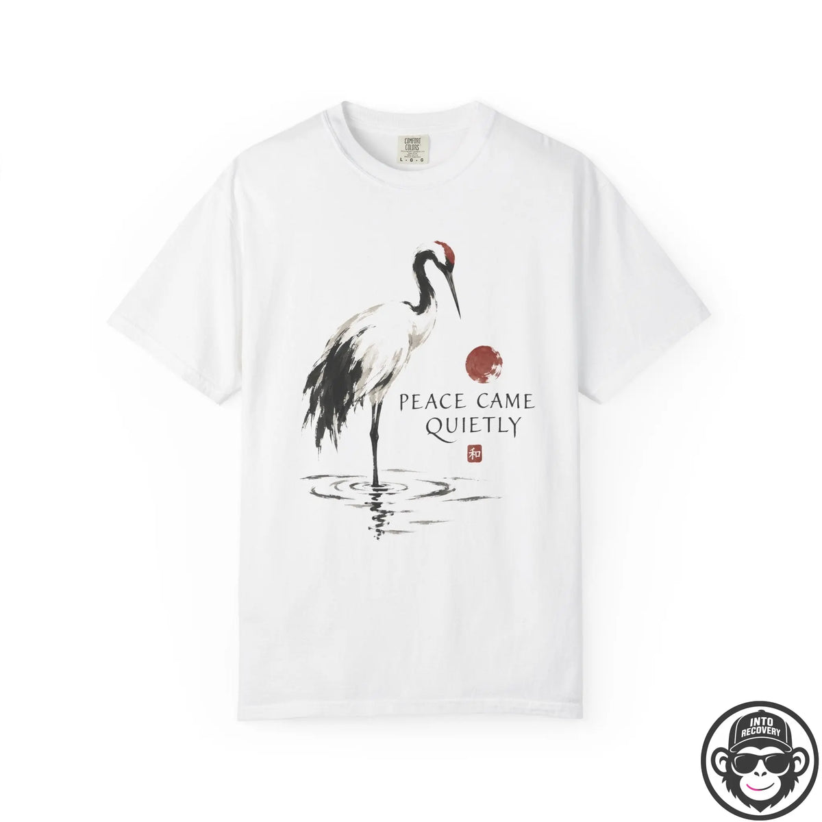 Peace Came Quietly Brush Art T-Shirt Printify