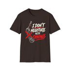 I Don't Negotiate With Cravings - Premium Cotton T-Shirt Into Recovery