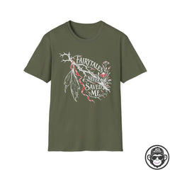 Fairytales Never Saved Me - Premium Cotton T-Shirt Into Recovery