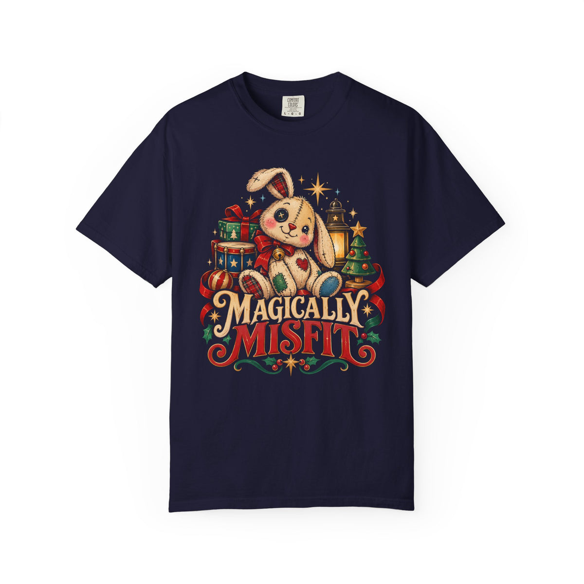Magically Misfit Vintage Bunny Holiday T-Shirt