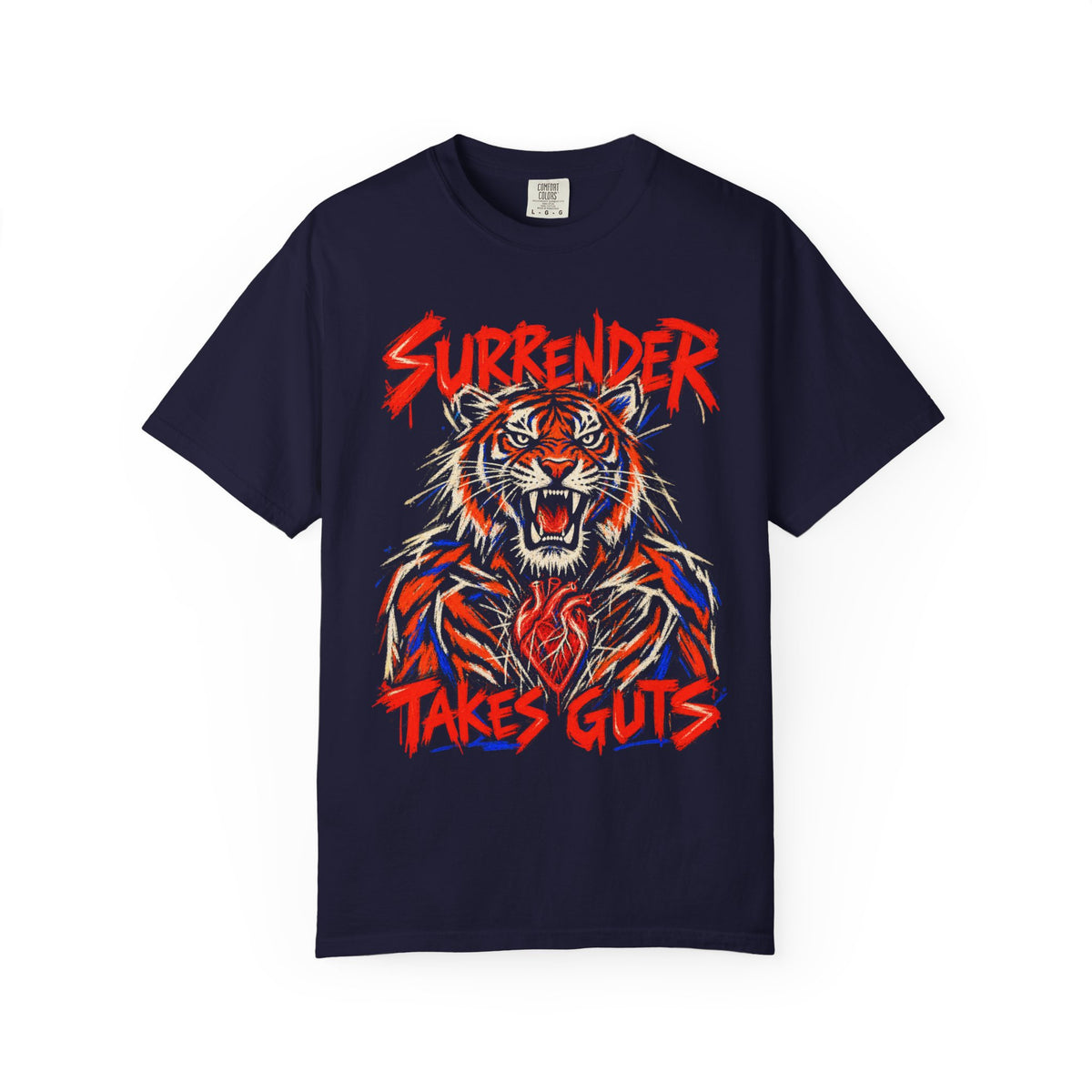Surrender Takes Guts (Tiger) Recovery T-Shirt