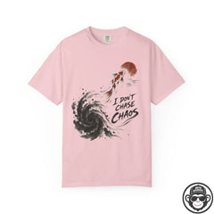 I Don't Chase Chaos T-shirt — Koi Wave Zen Graphic Tee Printify