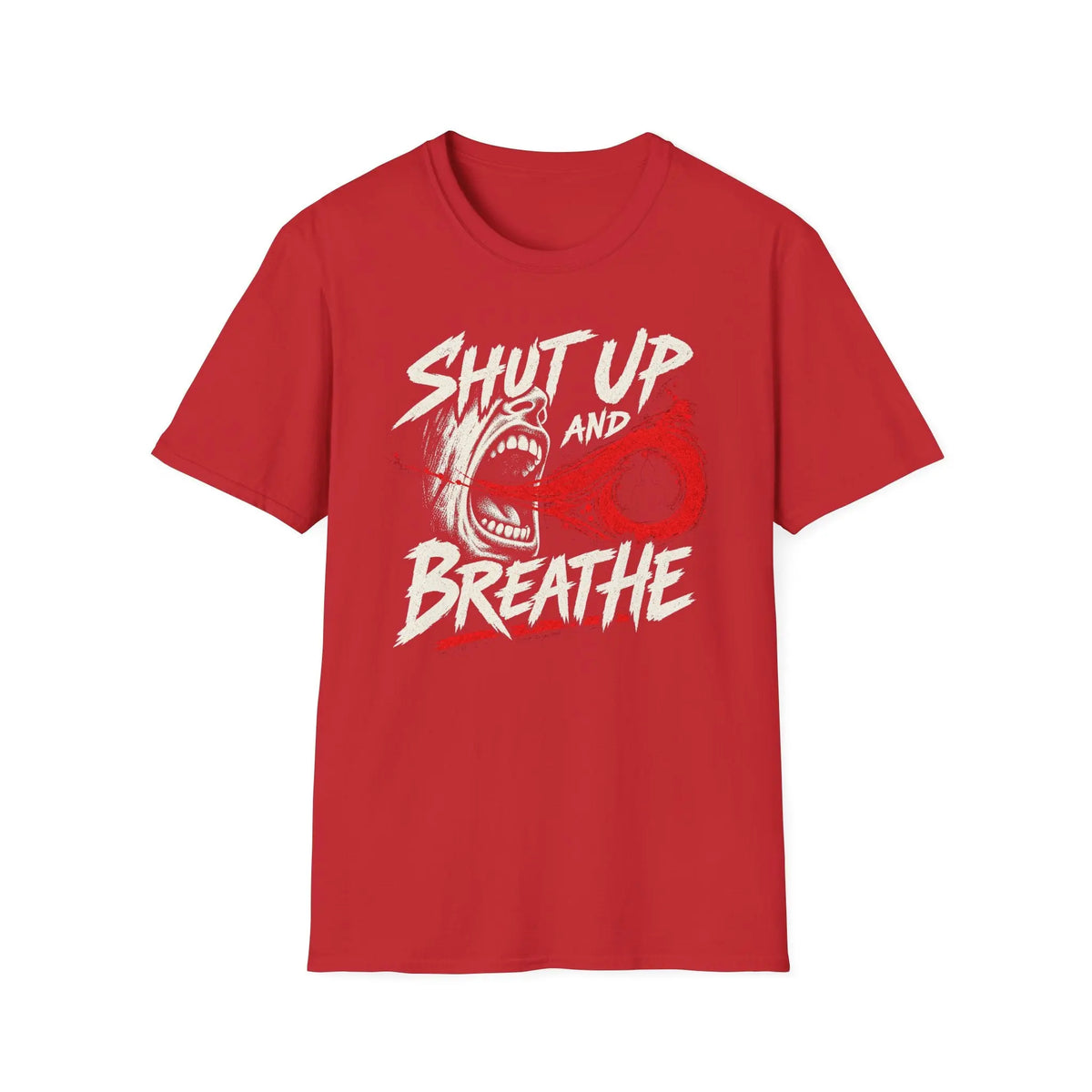 Shut Up And Breathe - Premium Cotton T-Shirt Into Recovery