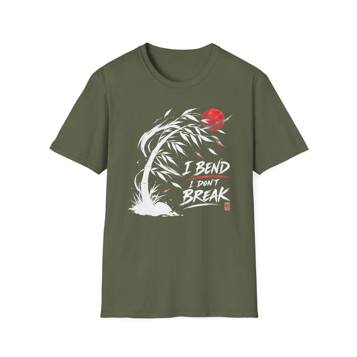 I Bend I Don't Break - Premium Cotton T-Shirt Into Recovery