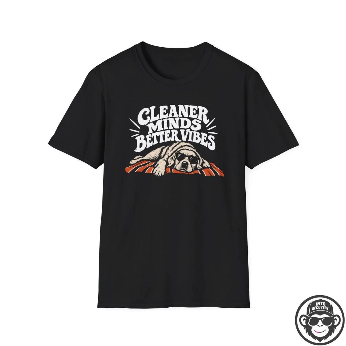 Cleaner Minds Better Vibes - Recovery T-Shirt Into Recovery