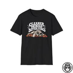 Cleaner Minds Better Vibes - Recovery T-Shirt Into Recovery