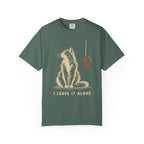 I Leave It Alone Cat Recovery T-Shirt