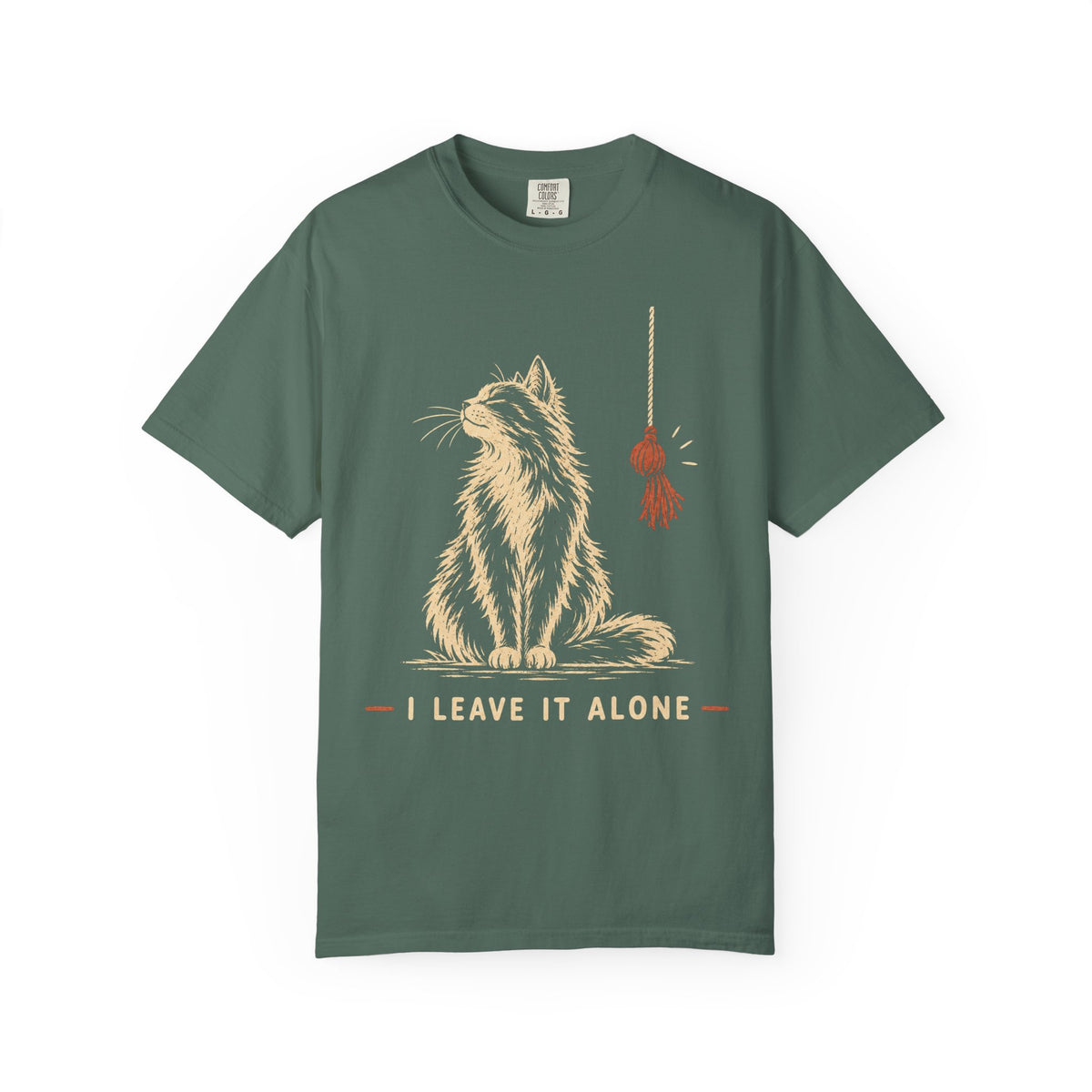 I Leave It Alone Cat Recovery T-Shirt