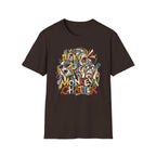 Monkey Chatter Abstract Meditation T-Shirt