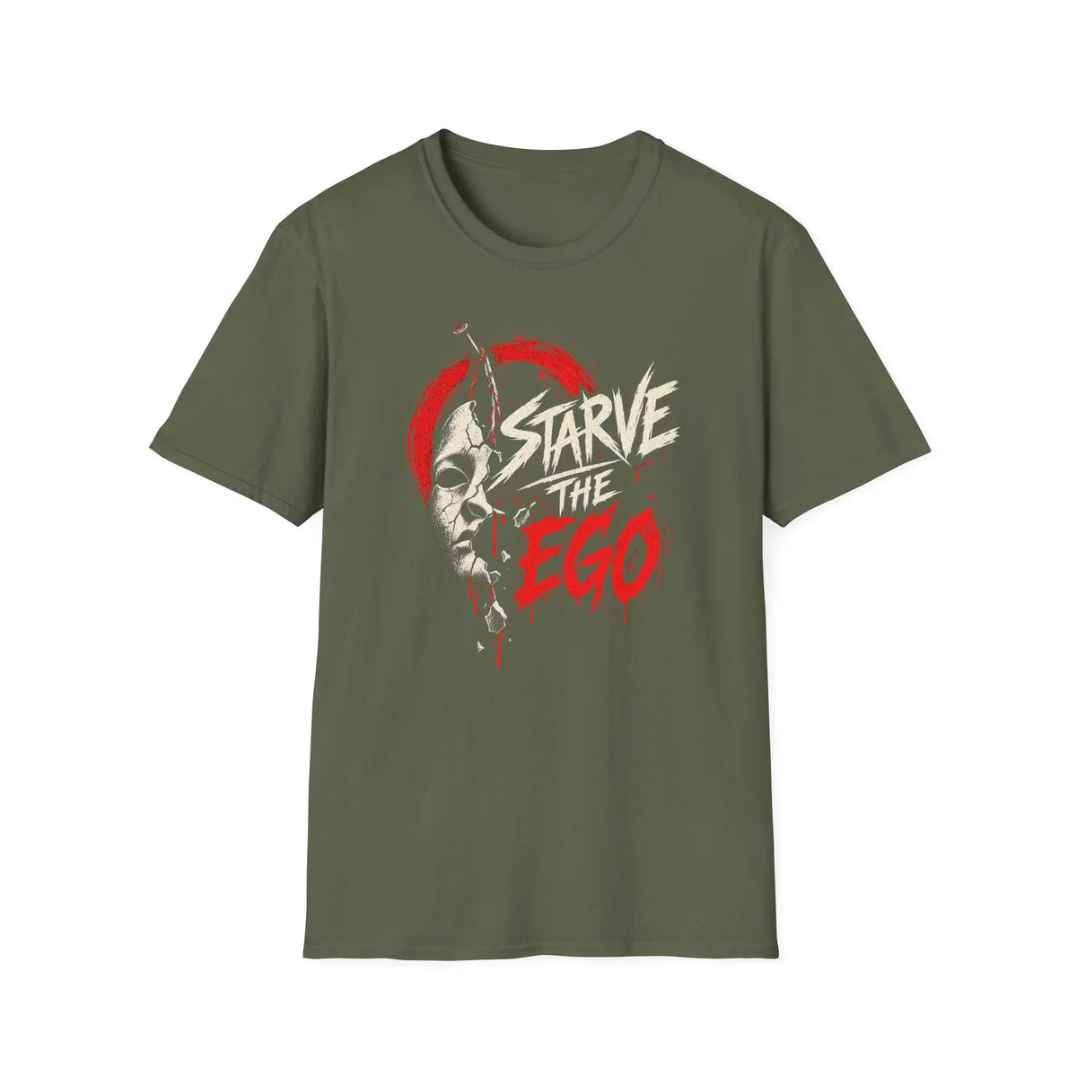 Starve The Ego - Premium Cotton T-Shirt Into Recovery