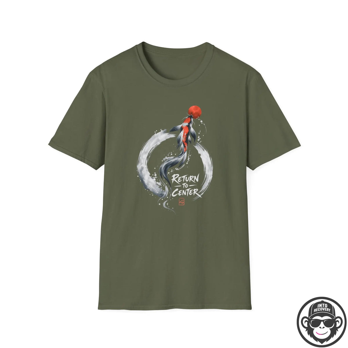 Return To Center - Premium Cotton T-Shirt Into Recovery