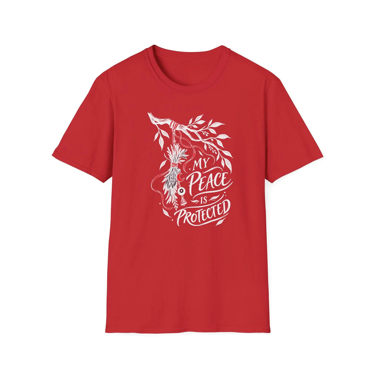 My Peace Is Protected - Premium Cotton T-Shirt Into Recovery