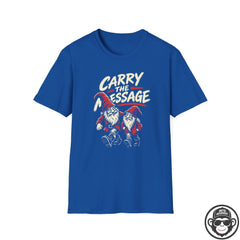 Carry The Message - Premium Cotton T-Shirt Into Recovery