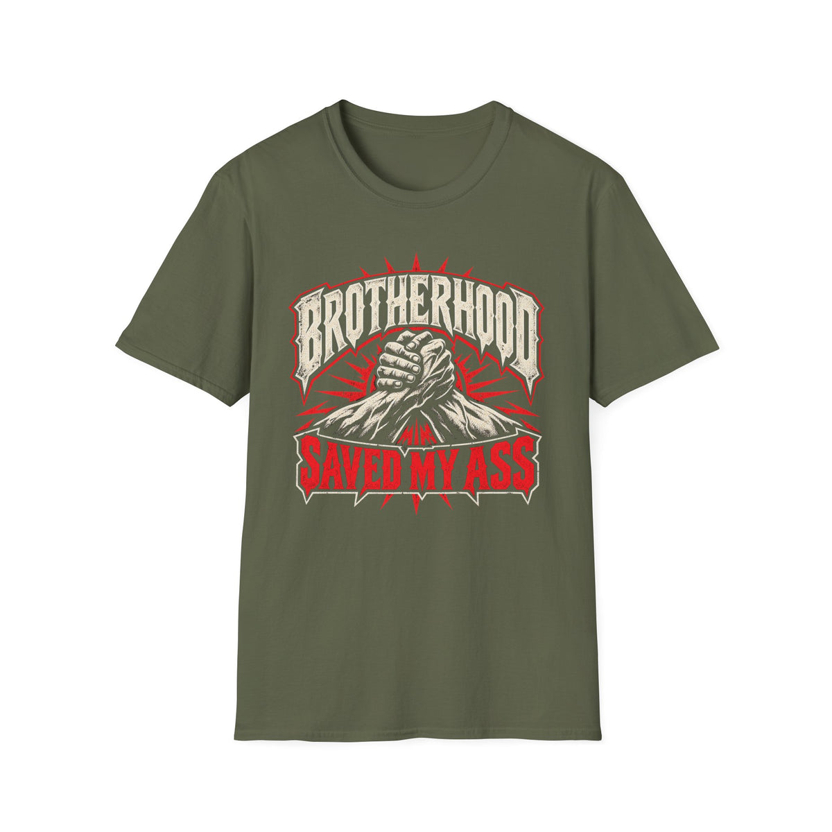 Brotherhood Saved My Ass 12-Step Recovery T-Shirt