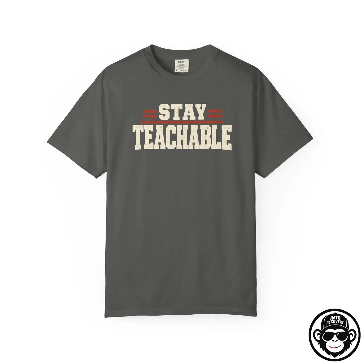 Stay Teachable - Comfort ColorsÂ® T-Shirt Into Recovery