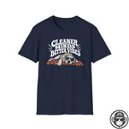 Cleaner Minds Better Vibes - Recovery T-Shirt Into Recovery