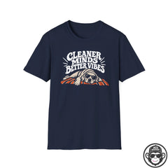 Cleaner Minds Better Vibes - Recovery T-Shirt Into Recovery
