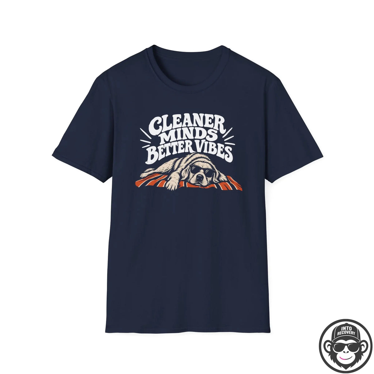 Cleaner Minds Better Vibes - Recovery T-Shirt Into Recovery