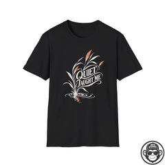 Quiet Taught Me - Premium Cotton T-Shirt Into Recovery