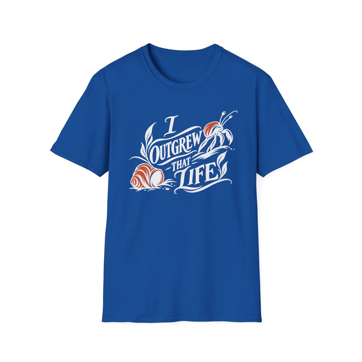 I Outgrew That Life - Premium Cotton T-Shirt Into Recovery