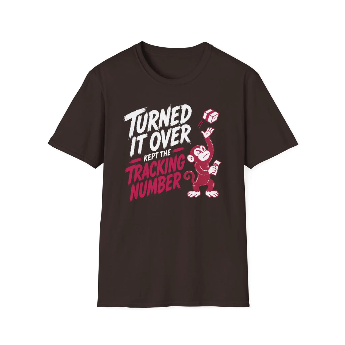 Turned It Over Kept The Tracking Number - Premium Cotton T-Shirt Into Recovery