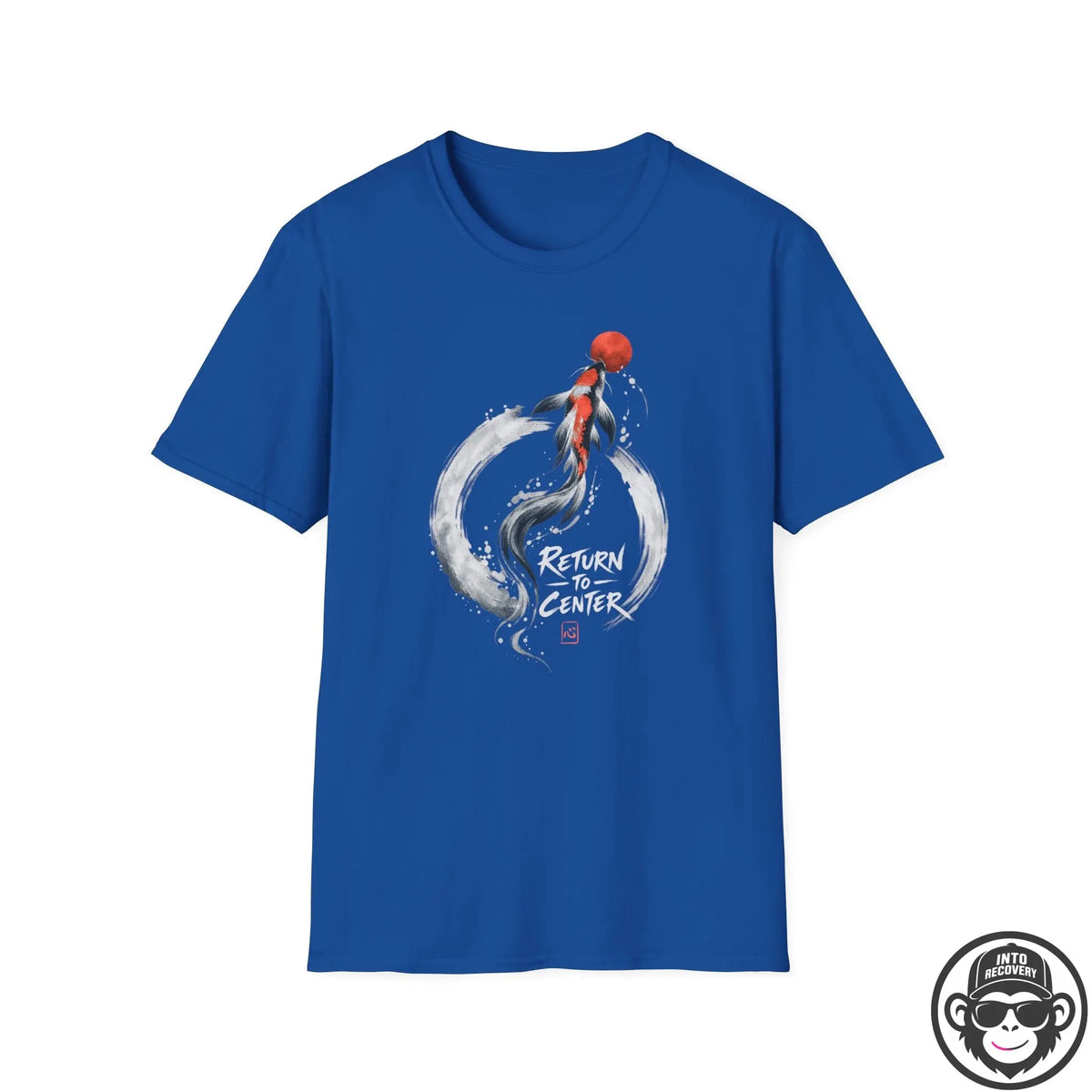Return To Center - Premium Cotton T-Shirt Into Recovery