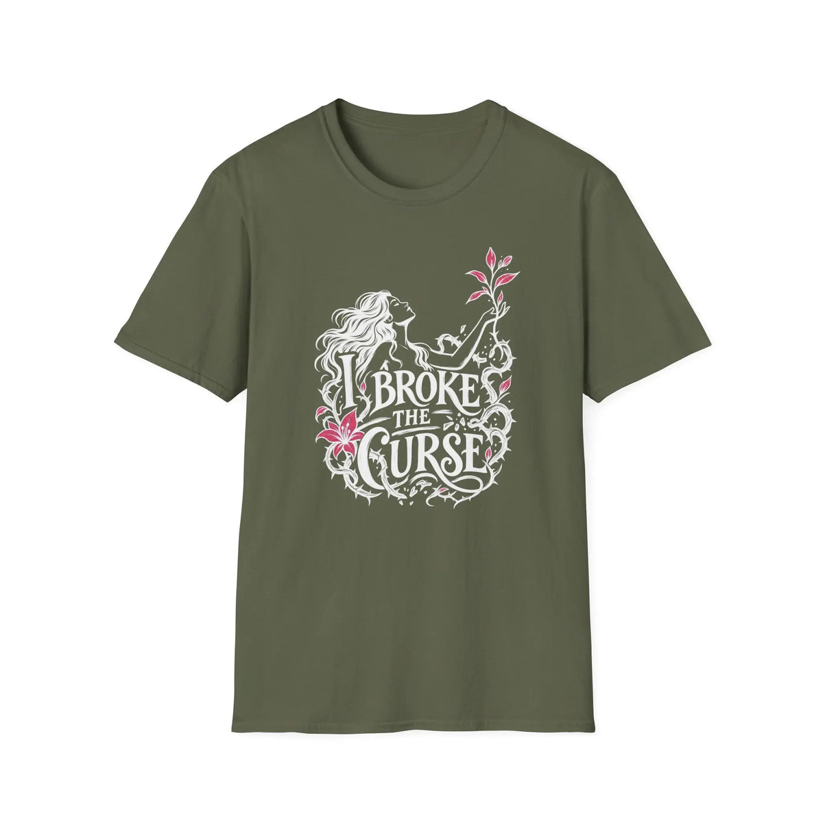 I Broke The Curse - Premium Cotton T-Shirt Into Recovery
