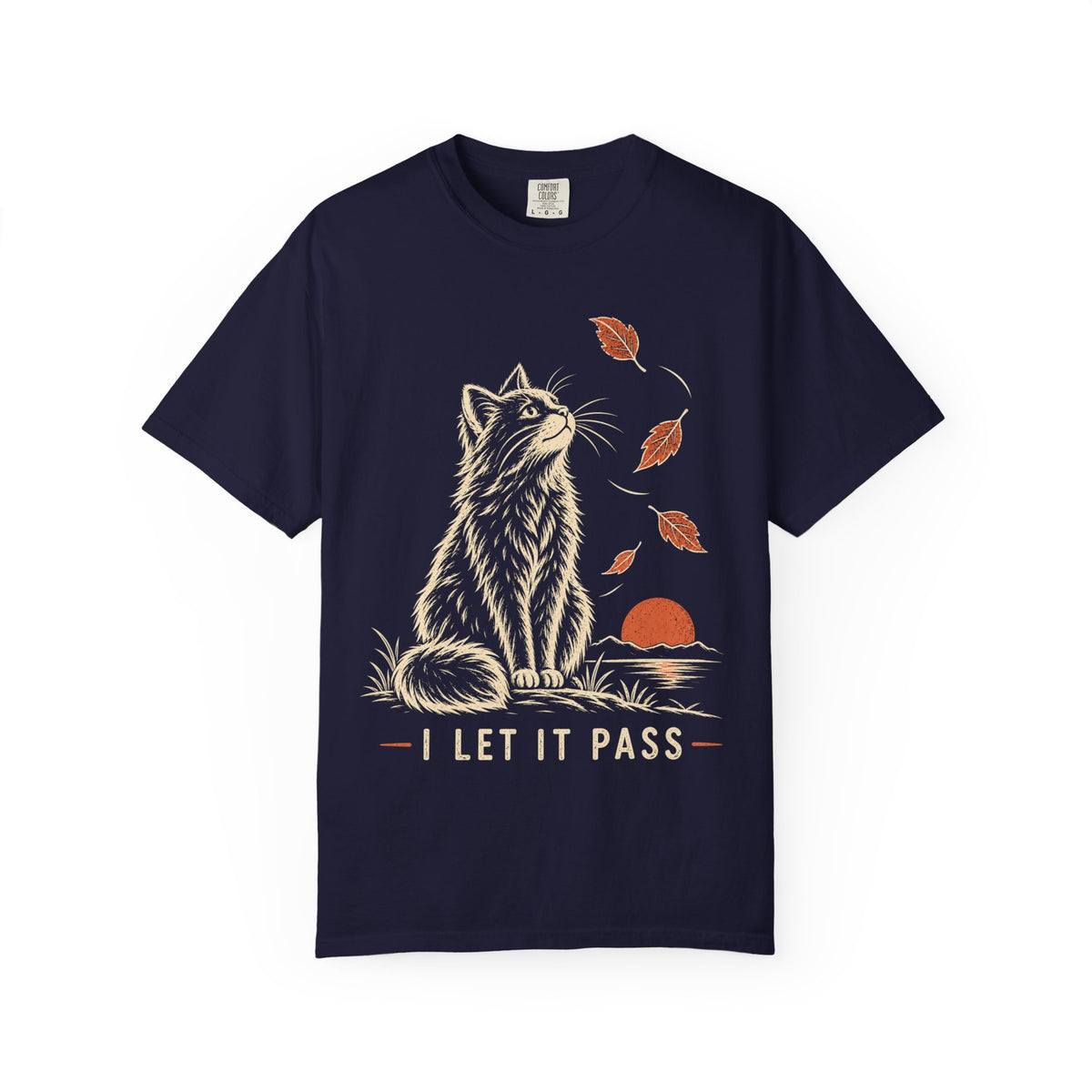 I Let It Pass Cat Meditation T-Shirt