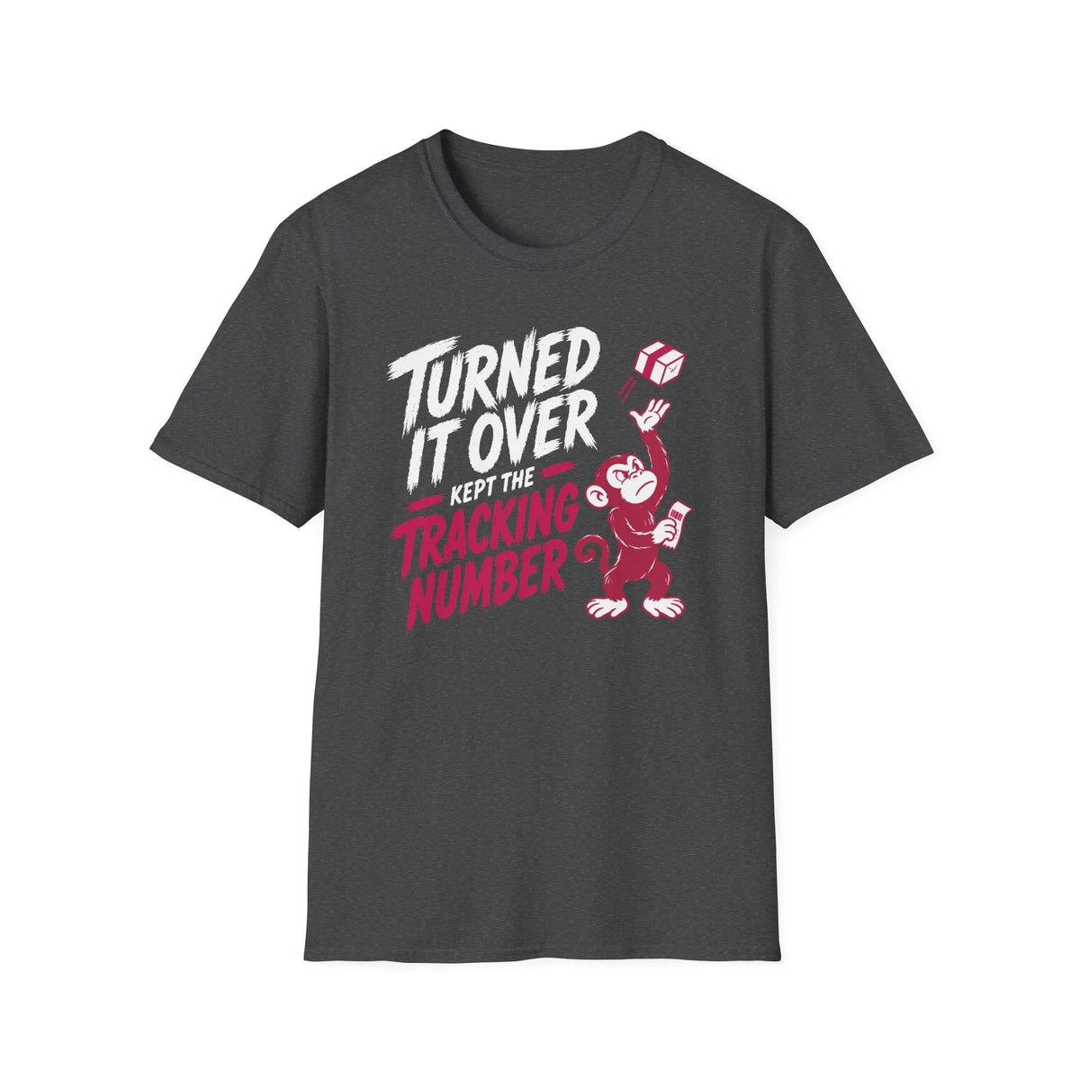 Turned It Over Kept The Tracking Number - Premium Cotton T-Shirt Into Recovery