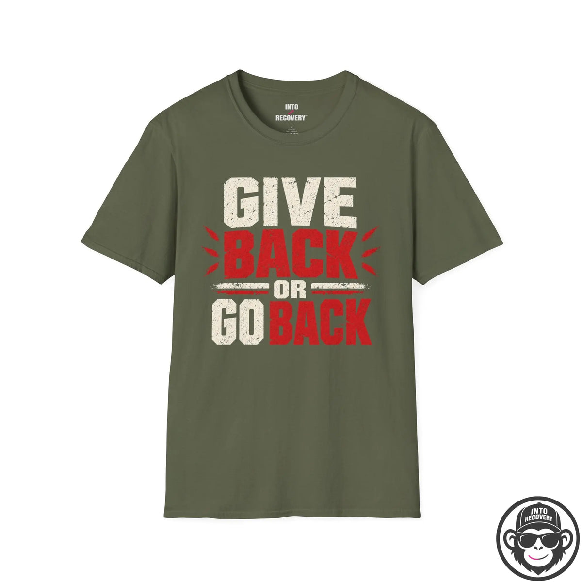 Give Back or Go Back 12-Step T-Shirt Printify