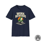 Work Rewards w/ Frog Graphic T-Shirt Into Recovery