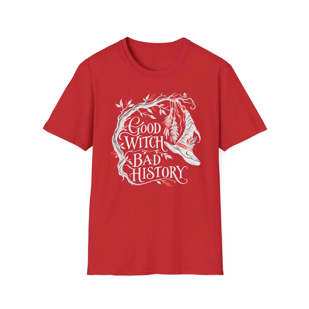 Good Witch Bad History - Premium Cotton T-Shirt Into Recovery