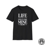 Life Feels Like Mine Now - Premium Cotton T-Shirt Into Recovery