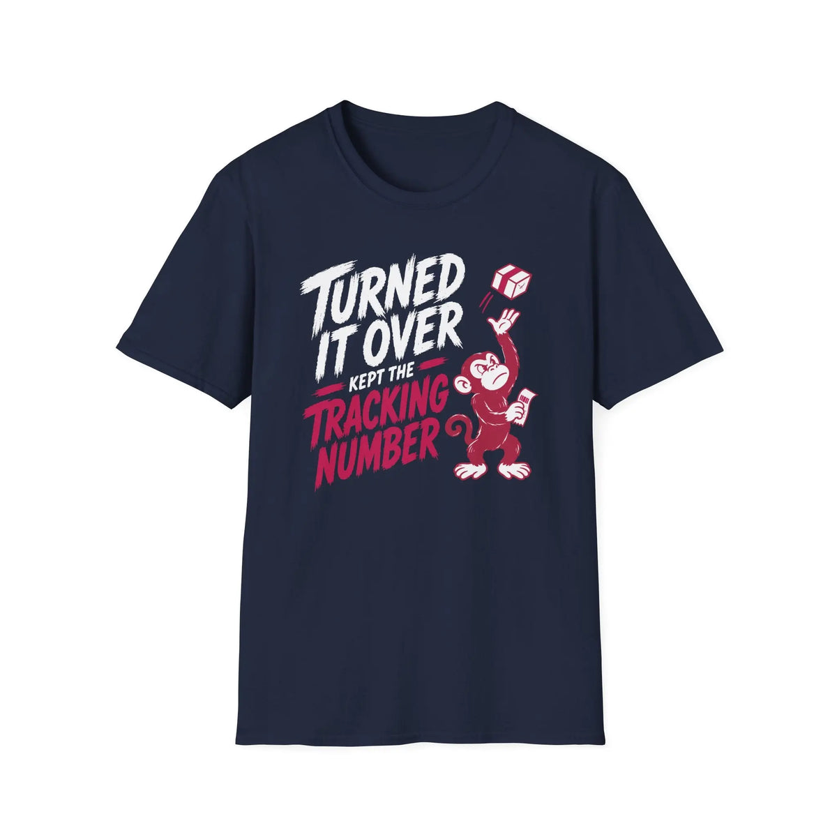 Turned It Over Kept The Tracking Number - Premium Cotton T-Shirt Into Recovery