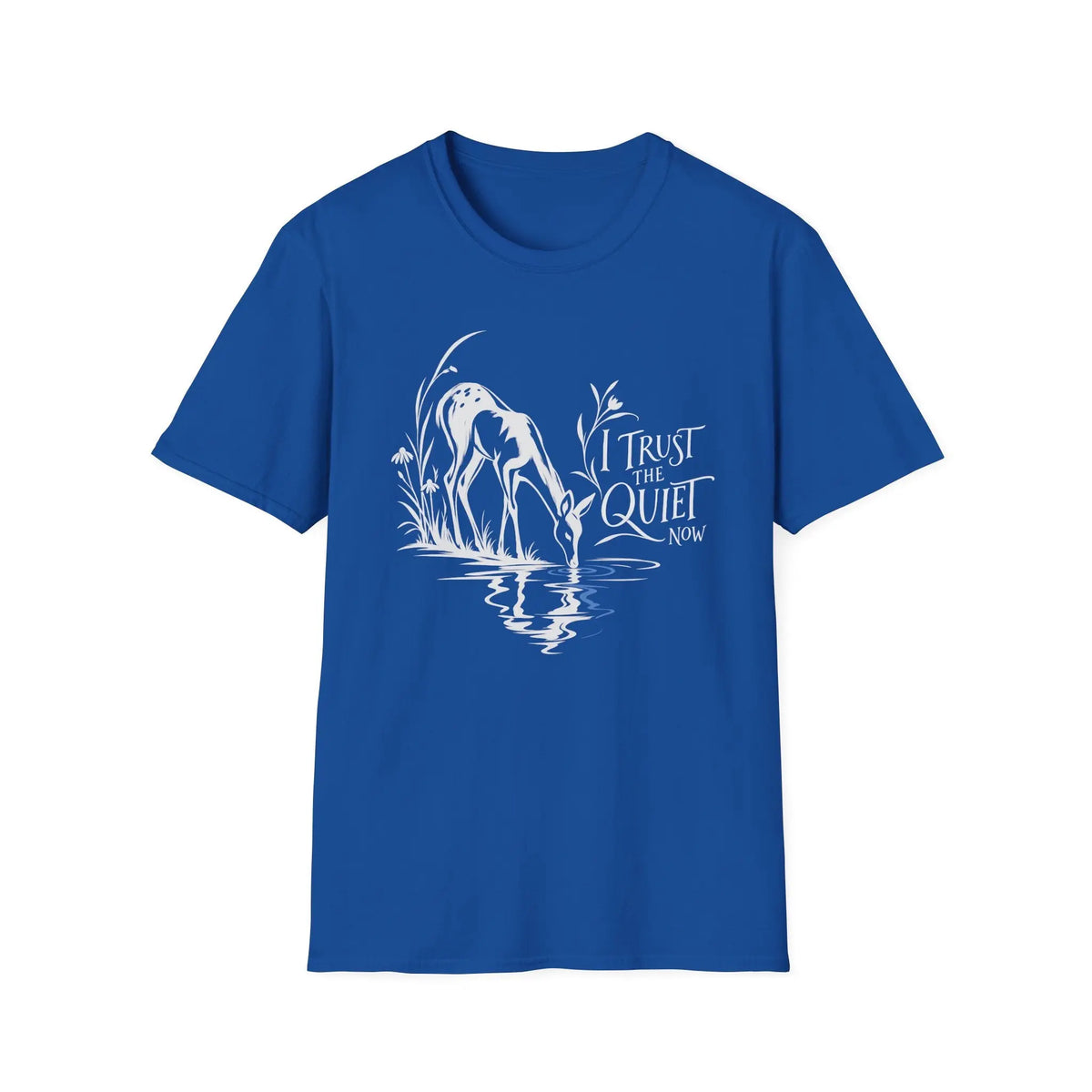 I Trust The Quiet Now - Premium Cotton T-Shirt Into Recovery