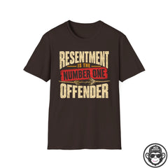 Resentment Is The Number One Offender Recovery T-Shirt Printify