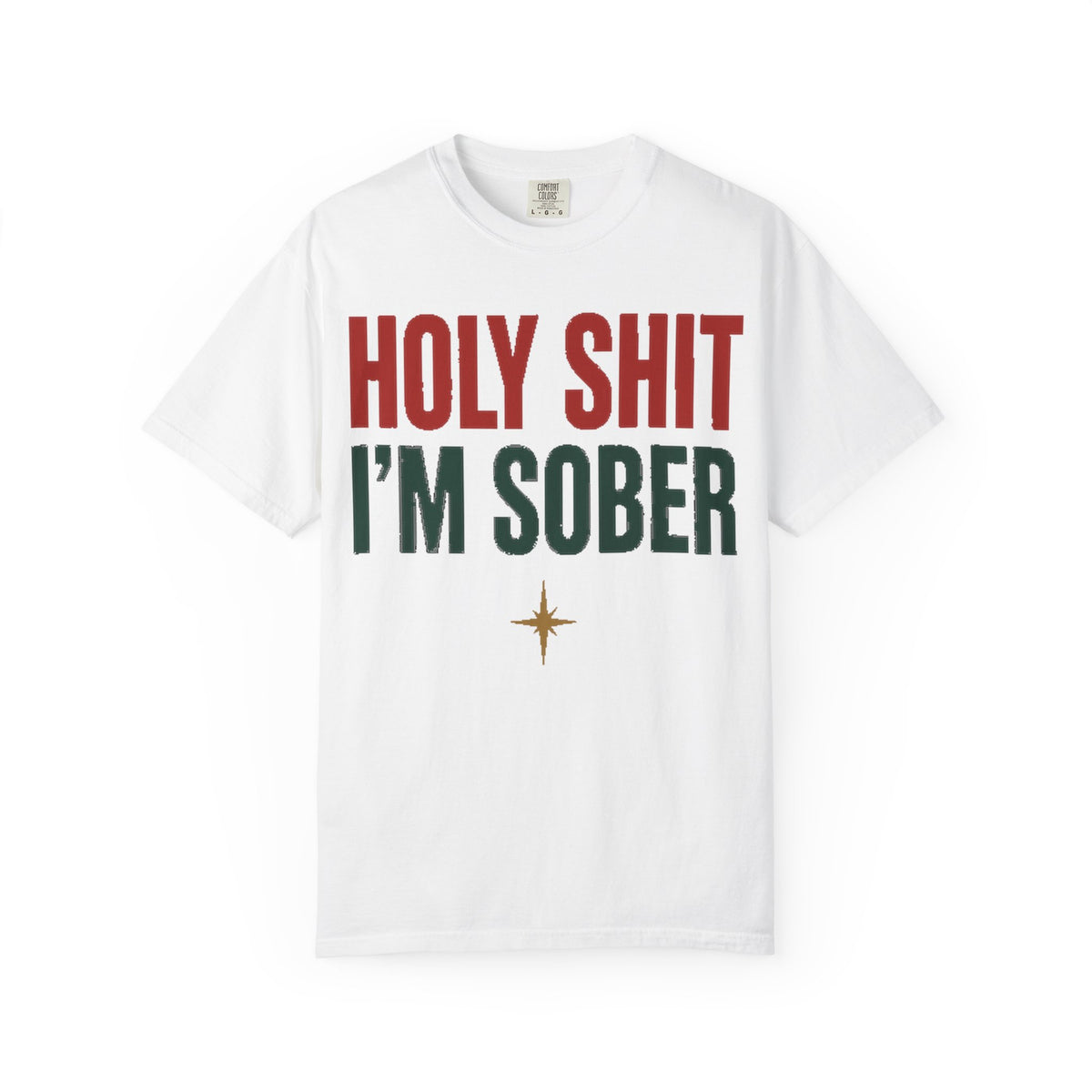 Holy Sh*t I'm Sober 12-Step Recovery T-Shirt