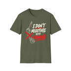 I Don't Negotiate With Cravings - Premium Cotton T-Shirt Into Recovery