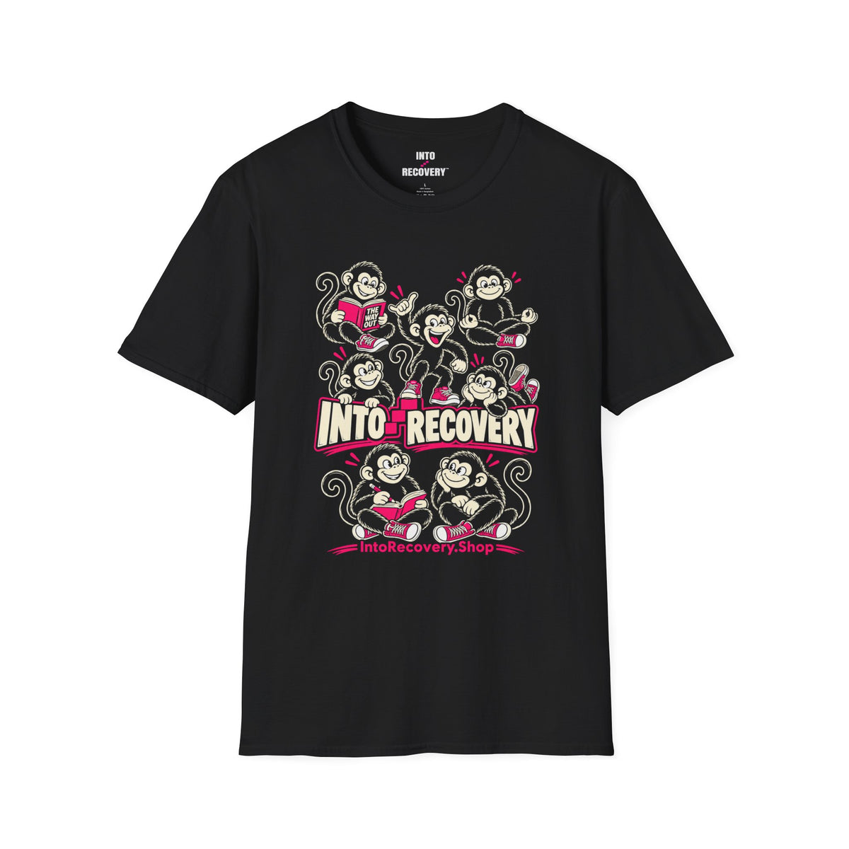 Into Recovery Shop Monkeys T-Shirt