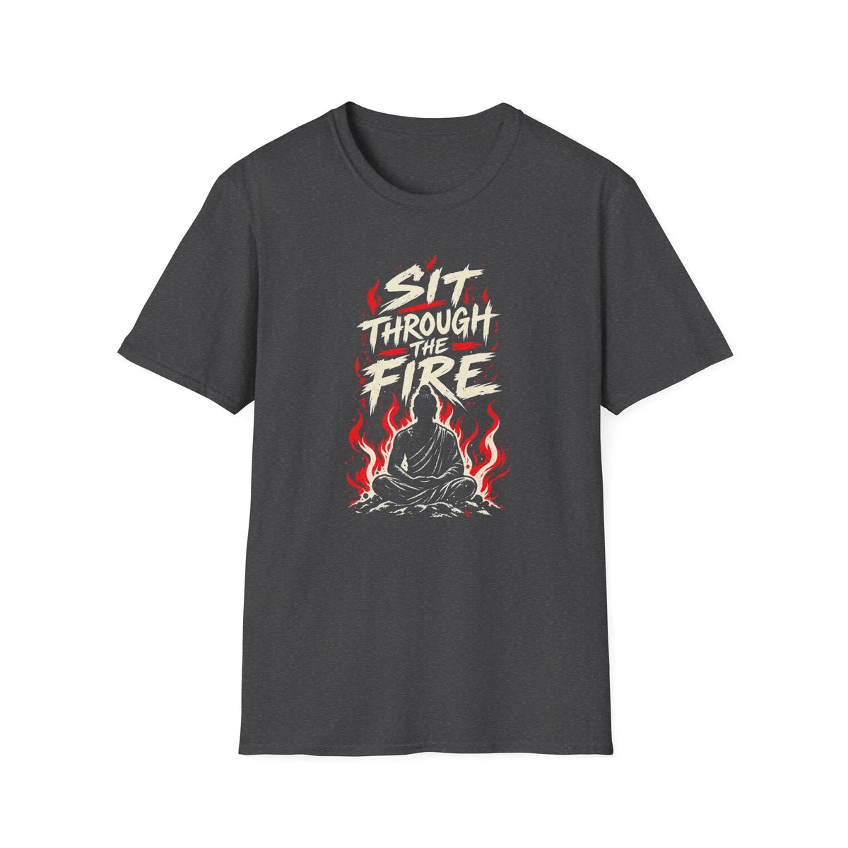 Sit Through The Fire - Premium Cotton T-Shirt Into Recovery