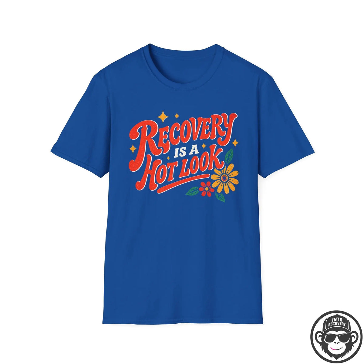 Recovery Is A Hot Look - Premium Cotton T-Shirt Into Recovery