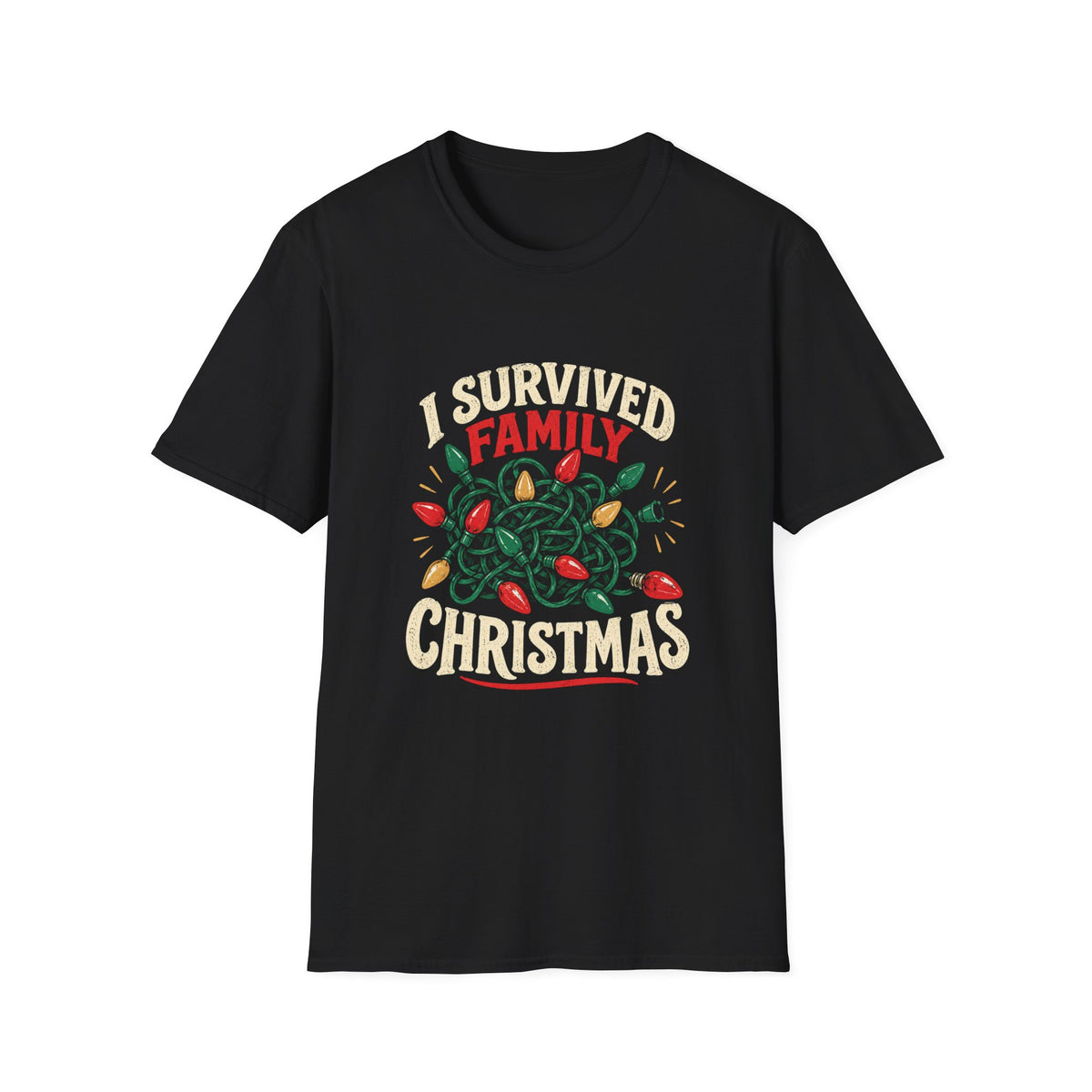 I Survived Family Christmas Recovery T-Shirt
